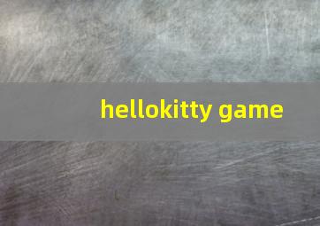 hellokitty game